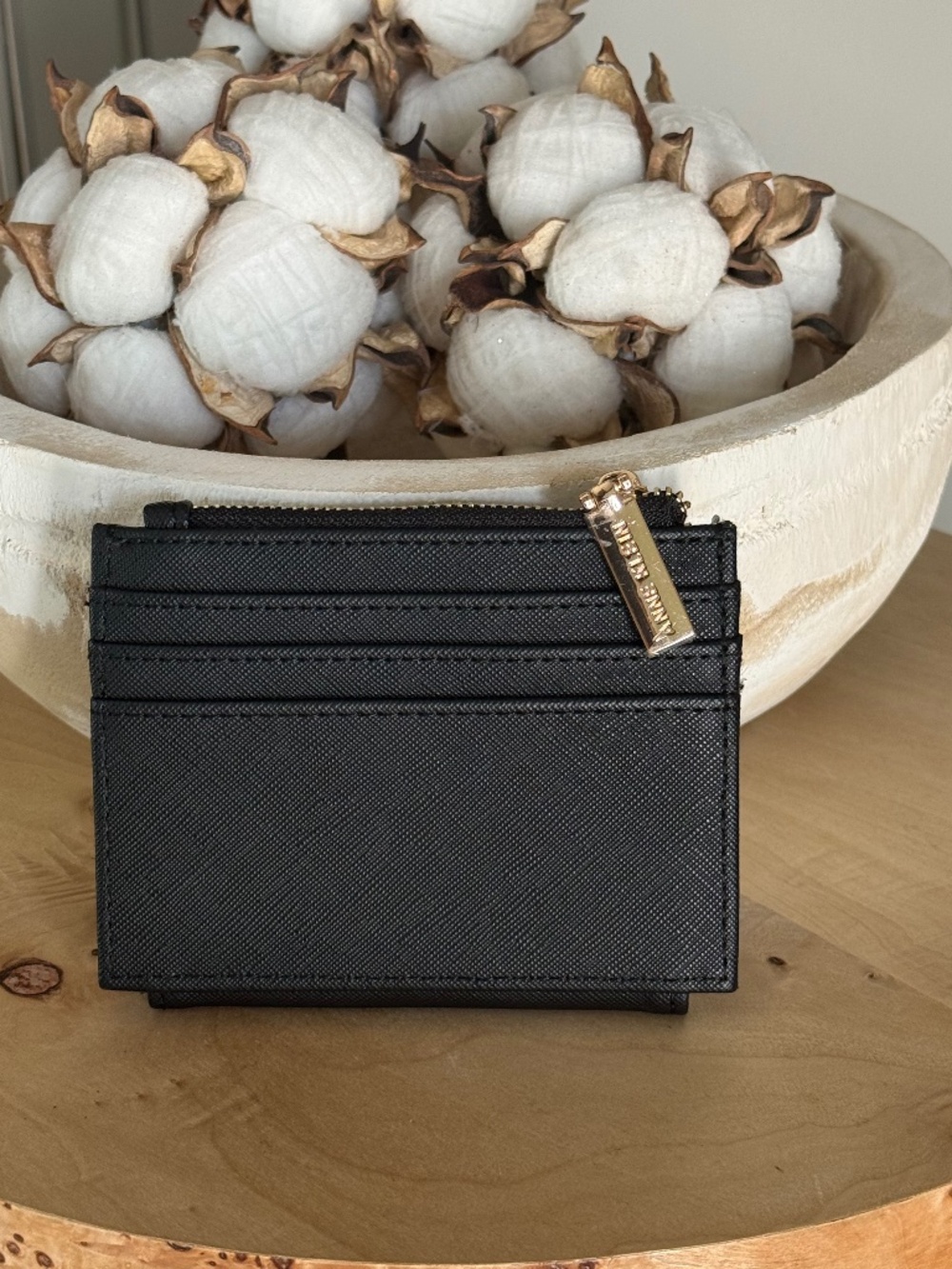 Anne Klein Card Case Wallet - Black - Picture 2 of 4